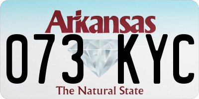 AR license plate 073KYC