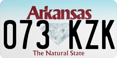 AR license plate 073KZK