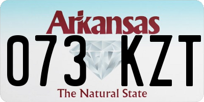 AR license plate 073KZT