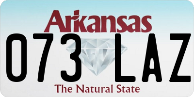 AR license plate 073LAZ