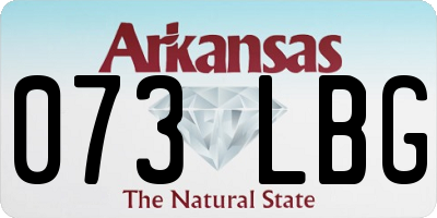 AR license plate 073LBG