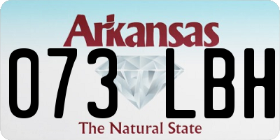 AR license plate 073LBH