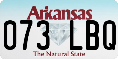 AR license plate 073LBQ