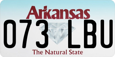 AR license plate 073LBU