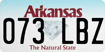 AR license plate 073LBZ