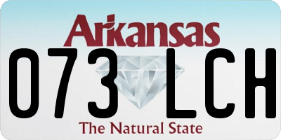 AR license plate 073LCH