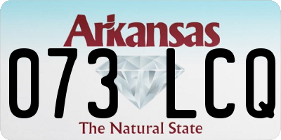AR license plate 073LCQ