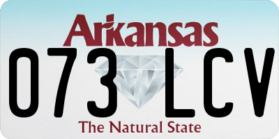 AR license plate 073LCV