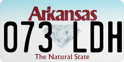 AR license plate 073LDH