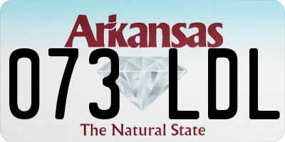 AR license plate 073LDL