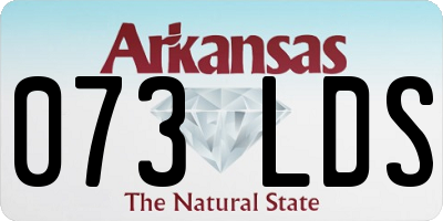 AR license plate 073LDS