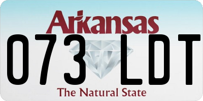 AR license plate 073LDT
