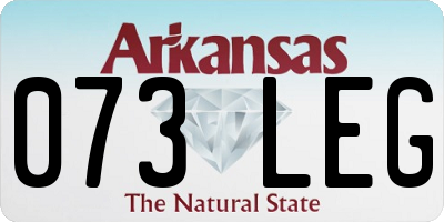 AR license plate 073LEG