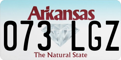 AR license plate 073LGZ