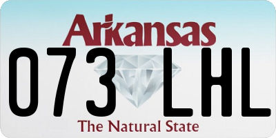 AR license plate 073LHL
