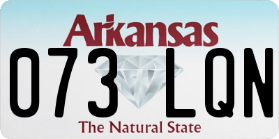 AR license plate 073LQN