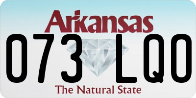 AR license plate 073LQO