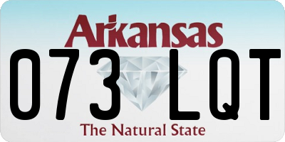 AR license plate 073LQT