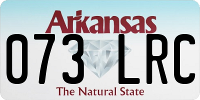 AR license plate 073LRC
