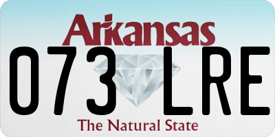 AR license plate 073LRE