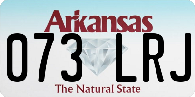 AR license plate 073LRJ