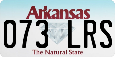 AR license plate 073LRS
