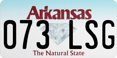 AR license plate 073LSG