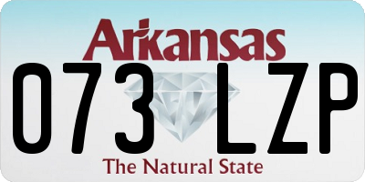 AR license plate 073LZP
