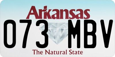 AR license plate 073MBV