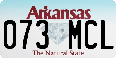 AR license plate 073MCL