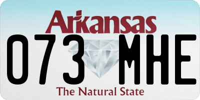AR license plate 073MHE