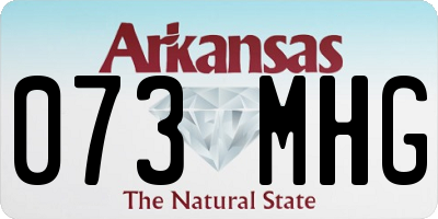 AR license plate 073MHG