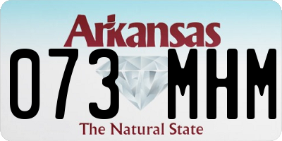 AR license plate 073MHM