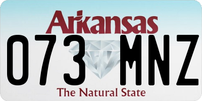 AR license plate 073MNZ