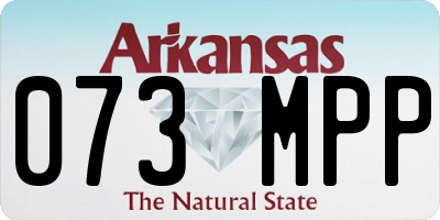 AR license plate 073MPP