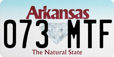 AR license plate 073MTF