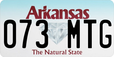 AR license plate 073MTG