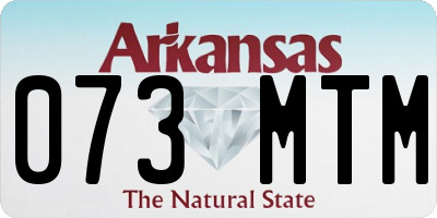 AR license plate 073MTM