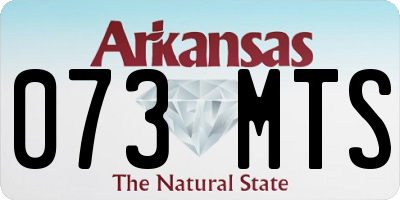 AR license plate 073MTS