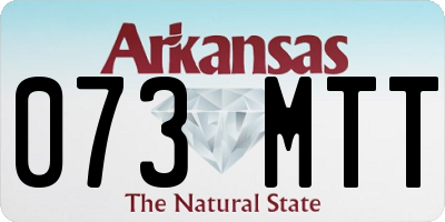 AR license plate 073MTT