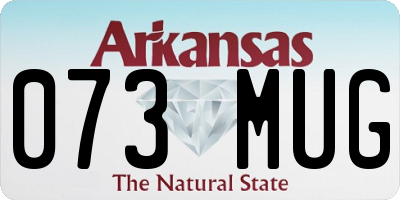 AR license plate 073MUG