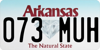 AR license plate 073MUH