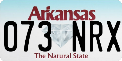 AR license plate 073NRX