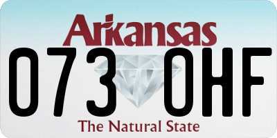 AR license plate 073OHF