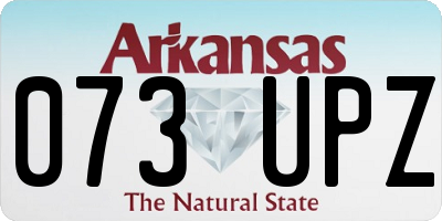 AR license plate 073UPZ