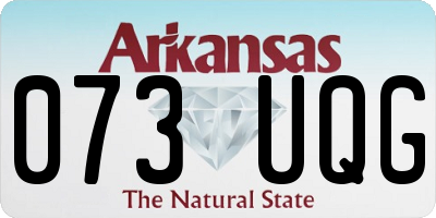 AR license plate 073UQG
