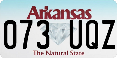 AR license plate 073UQZ