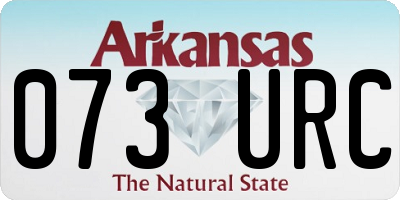 AR license plate 073URC