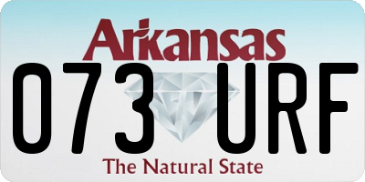 AR license plate 073URF