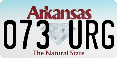 AR license plate 073URG